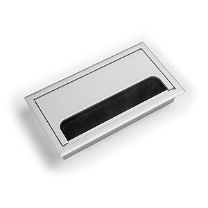 Kábelkivezető Fém téglalap