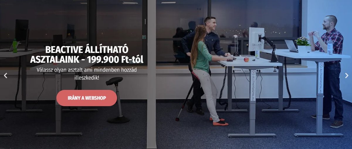 BeActive megújult webshop