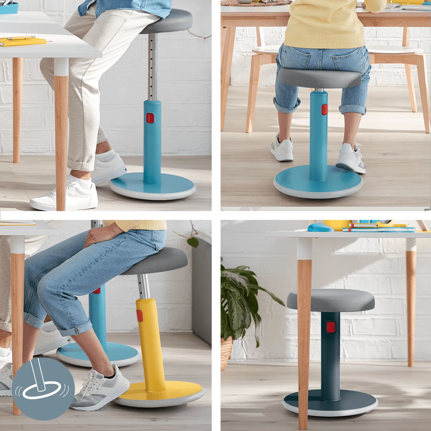 Leitz COSY Ergo Active billenő ülő-álló szék 3